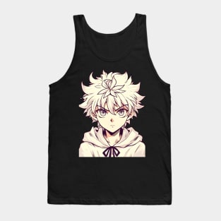 Anime Wonderland: Whimsical Art Prints Featuring Manga-Inspired Designs for Otaku Bliss! Tank Top